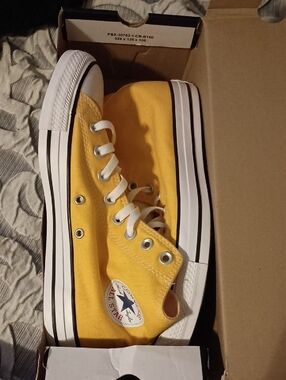 Converse Yellow High Top Women's Sneakers